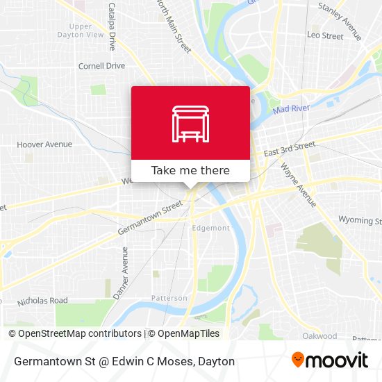 Mapa de Germantown St @ Edwin C Moses