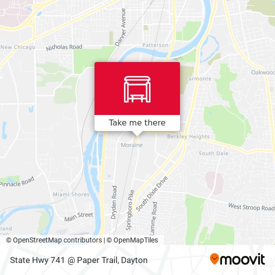 State Hwy 741 @ Paper Trail map