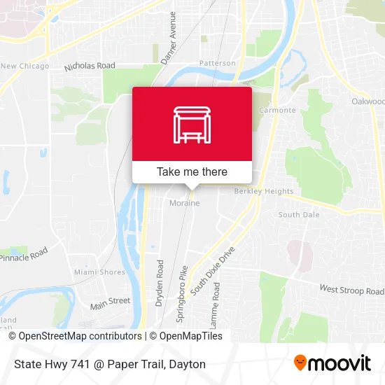 Mapa de State Hwy 741 @ Paper Trail
