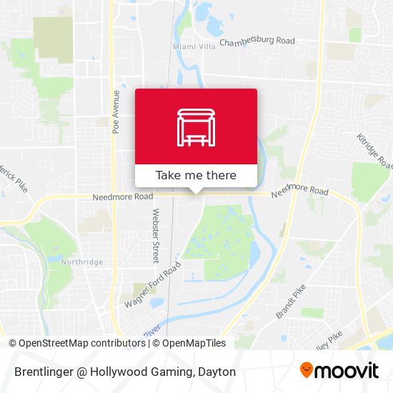 Brentlinger @ Hollywood Gaming map