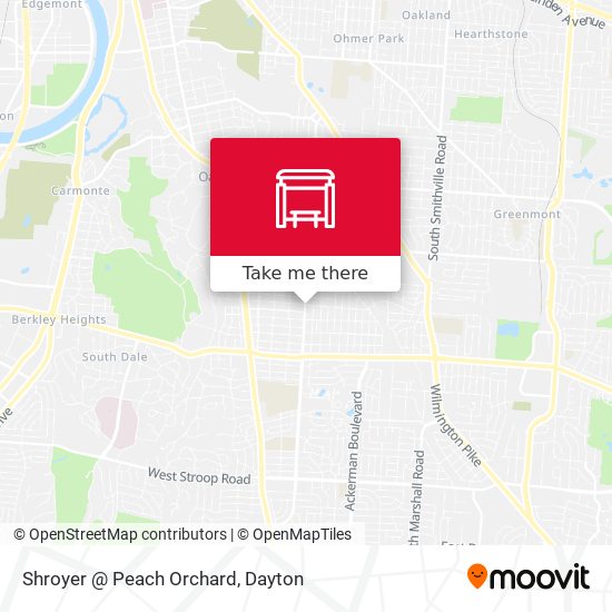 Shroyer @ Peach Orchard map