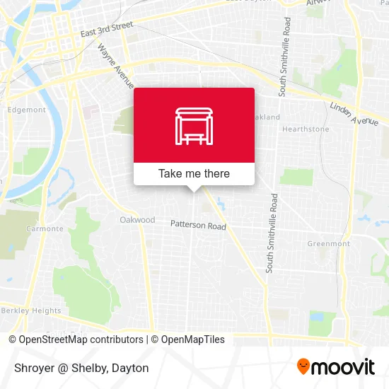 Shroyer @ Shelby map