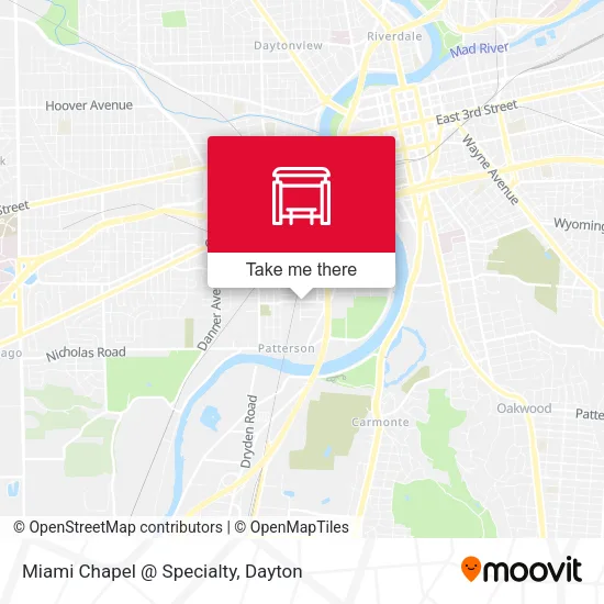 Mapa de Miami Chapel @ Specialty