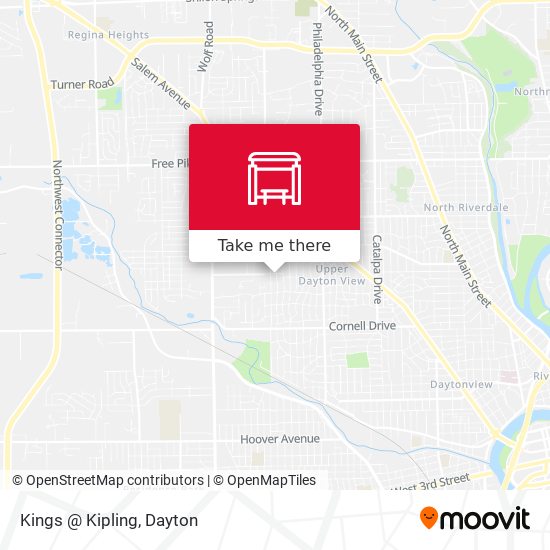 Kings @ Kipling map