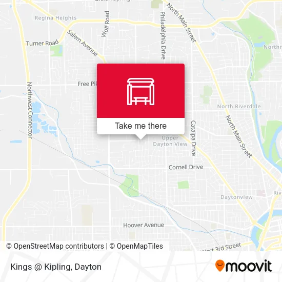Mapa de Kings @ Kipling