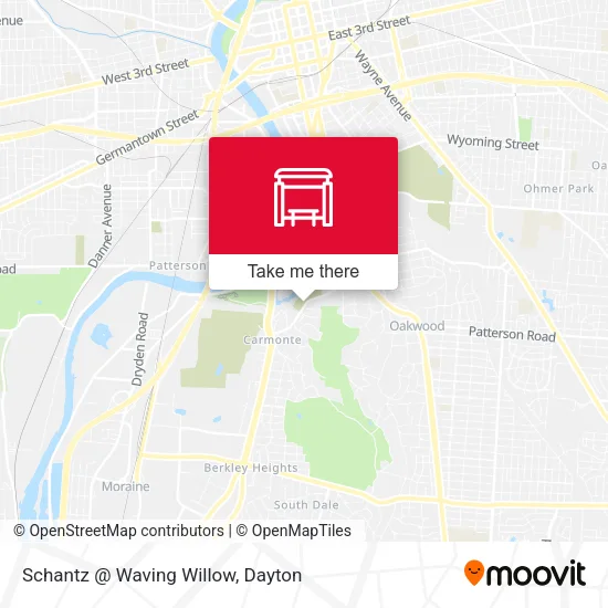 Schantz @ Waving Willow map