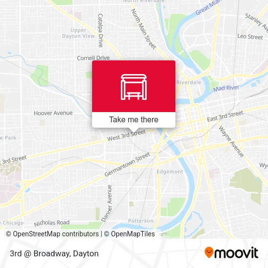 Mapa de 3rd @ Broadway