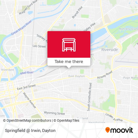 Springfield @ Irwin map