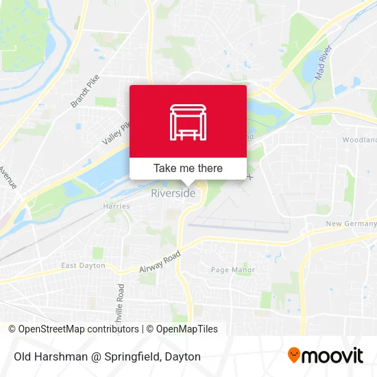 Mapa de Old Harshman @ Springfield