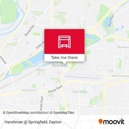 Harshman @ Springfield map
