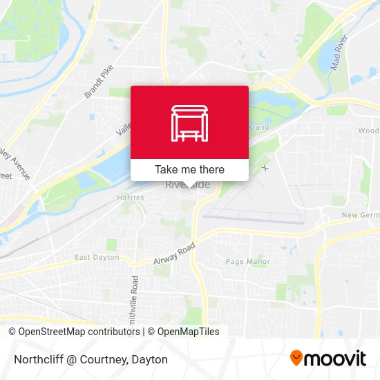 Northcliff @ Courtney map