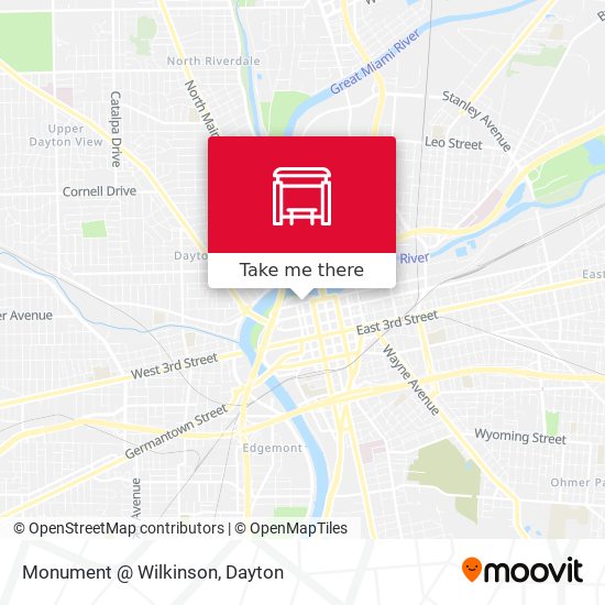 Monument @ Wilkinson map