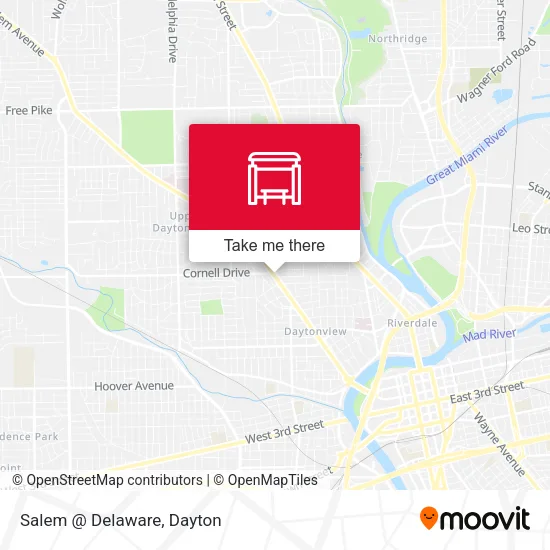 Mapa de Salem @ Delaware