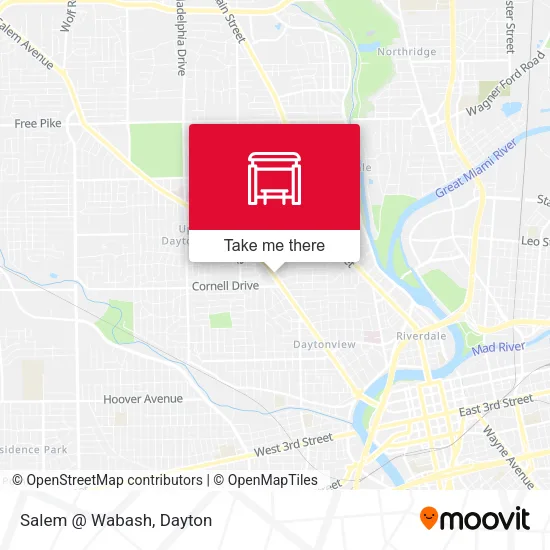 Mapa de Salem @ Wabash