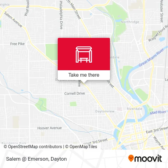 Mapa de Salem @ Emerson