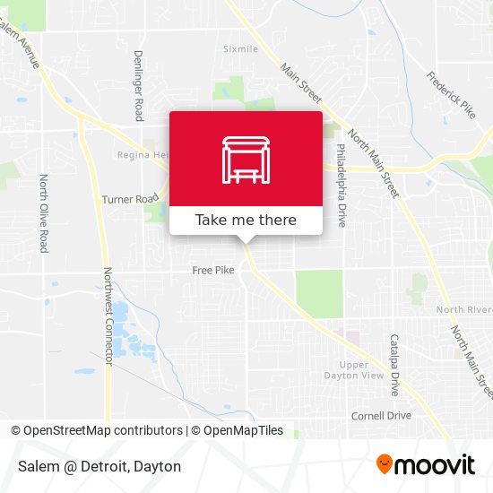 Salem @ Detroit map