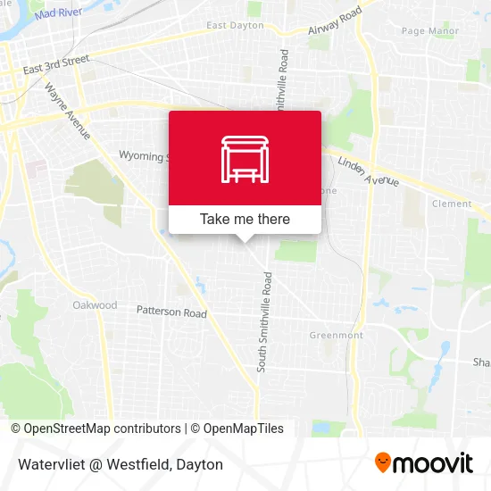 Mapa de Watervliet @ Westfield