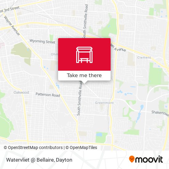 Mapa de Watervliet @ Bellaire