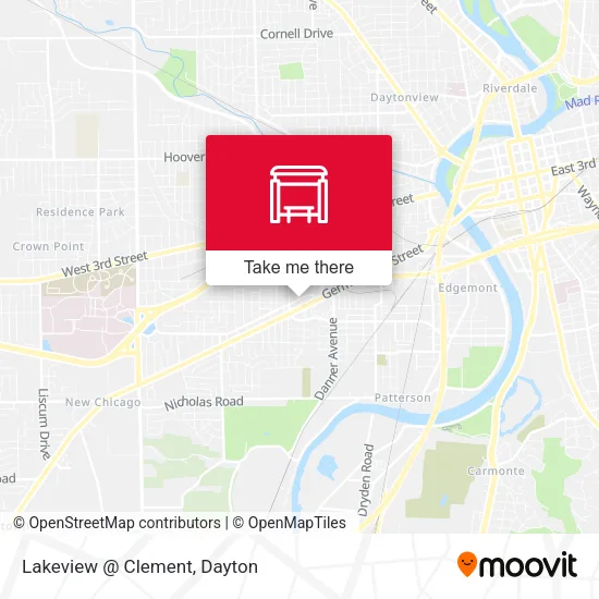 Mapa de Lakeview @ Clement