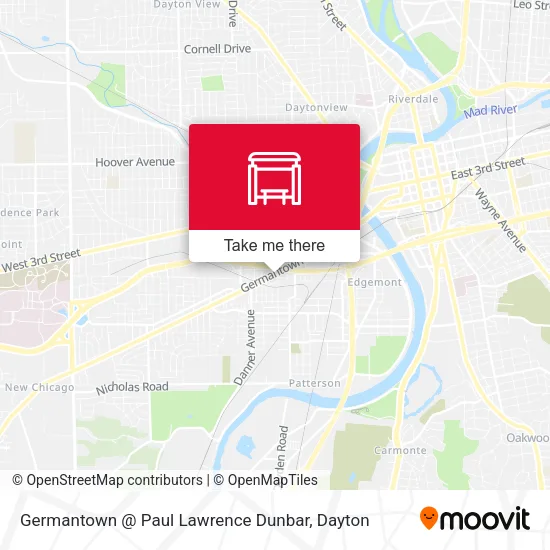 Mapa de Germantown @ Paul Lawrence Dunbar