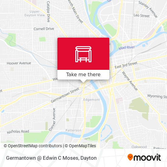 Mapa de Germantown @ Edwin C Moses