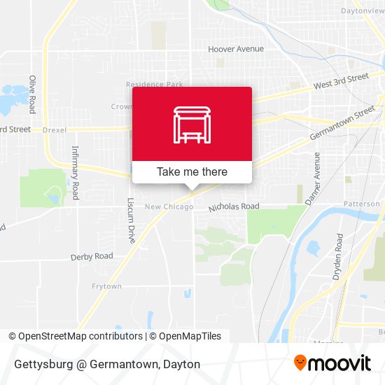 Gettysburg @ Germantown map