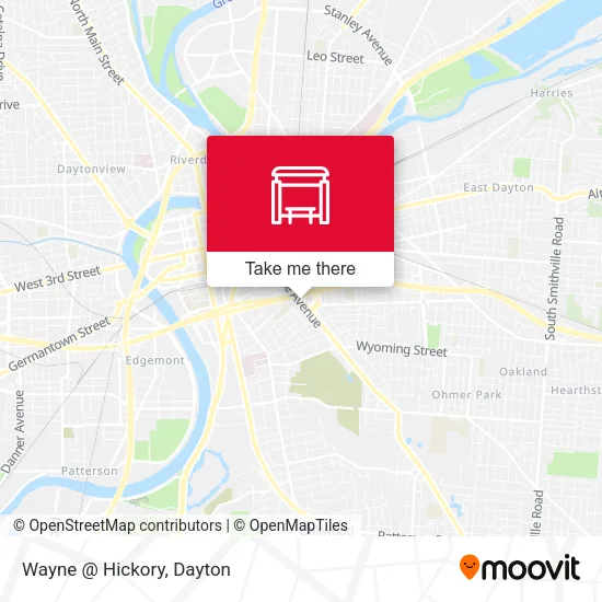 Mapa de Wayne @ Hickory