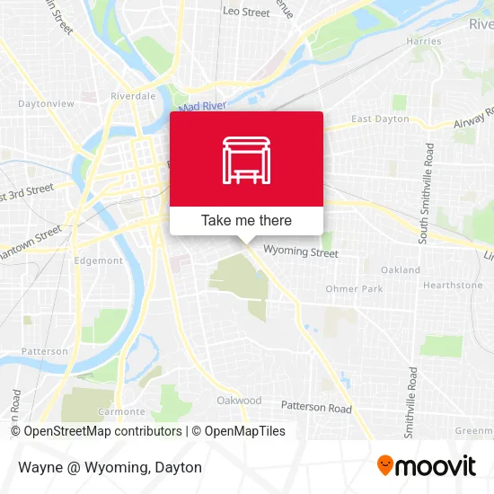 Mapa de Wayne @ Wyoming