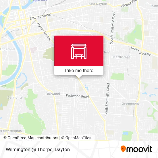 Mapa de Wilmington @ Thorpe