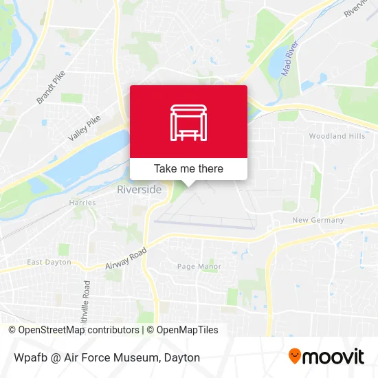 Wpafb @ Air Force Museum map