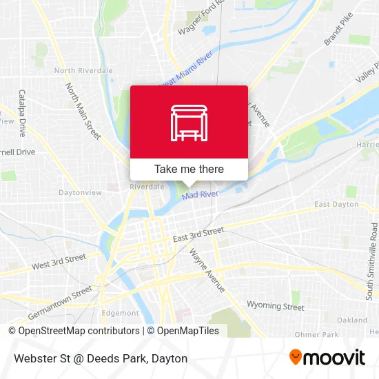 Webster St @ Deeds Park map