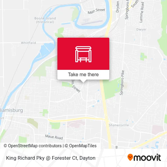 Mapa de King Richard Pky @ Forester Ct