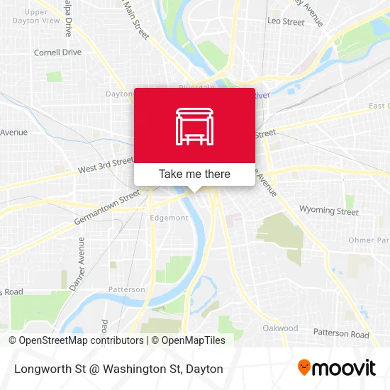 Mapa de Longworth St @ Washington St