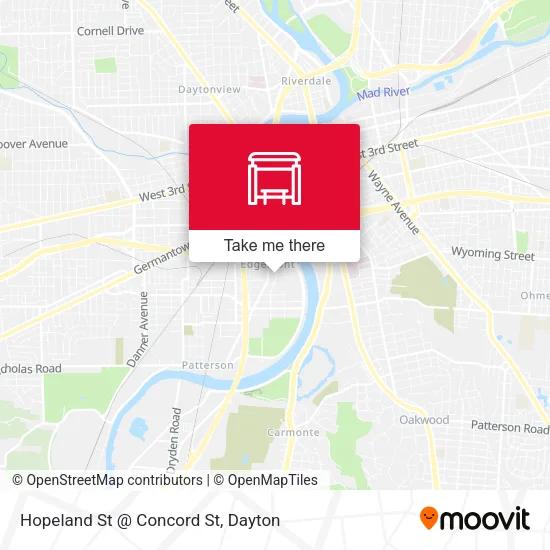 Mapa de Hopeland St @ Concord St