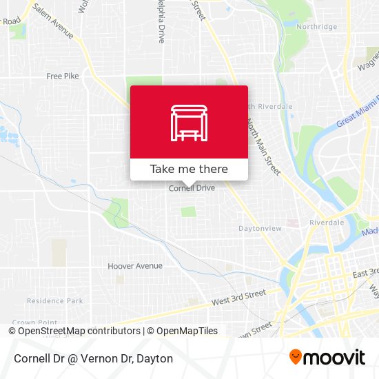 Cornell Dr @ Vernon Dr map