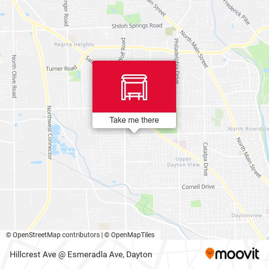 Mapa de Hillcrest Ave @ Esmeradla Ave