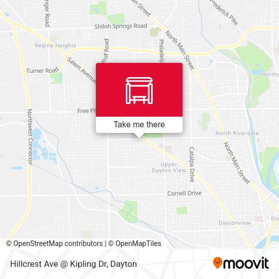 Mapa de Hillcrest Ave @ Kipling Dr