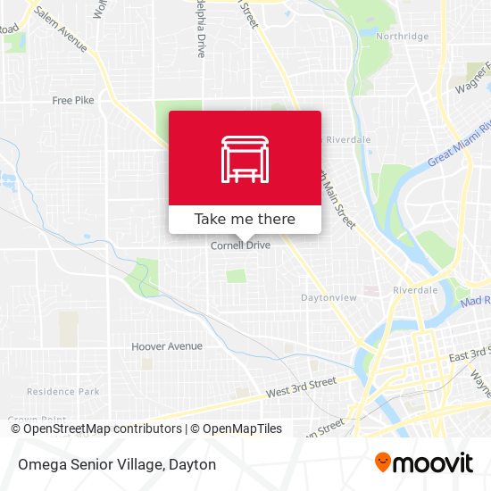 Mapa de Omega Senior Village