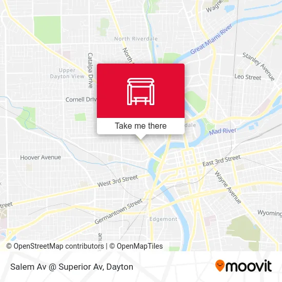 Salem Av @ Superior Av map