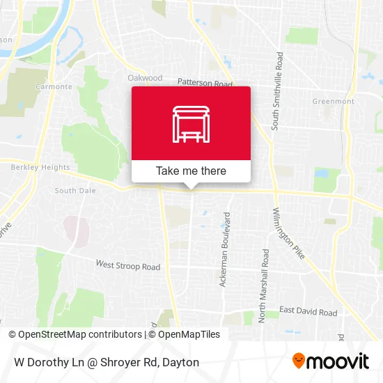 Mapa de W Dorothy Ln @ Shroyer Rd