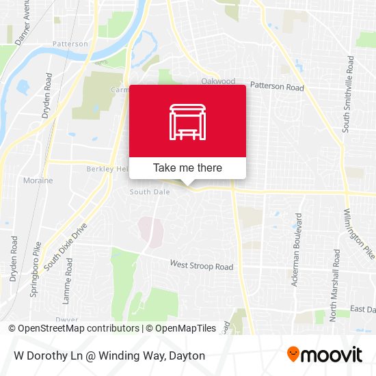 W Dorothy Ln @ Winding Way map