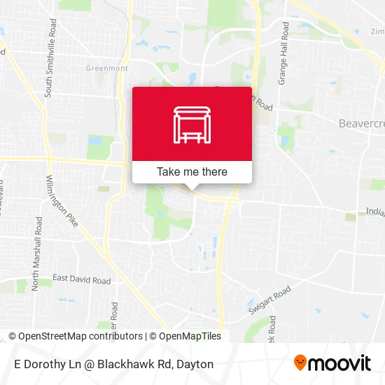 Mapa de E Dorothy Ln @ Blackhawk Rd