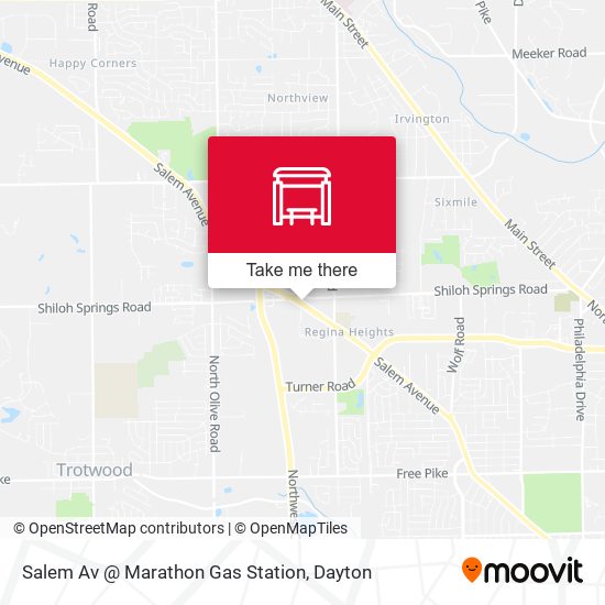 Salem Av @ Marathon Gas Station map