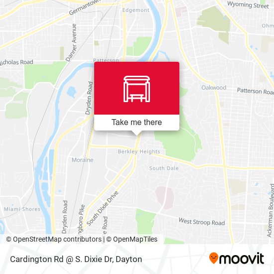 Mapa de Cardington Rd @ S. Dixie Dr