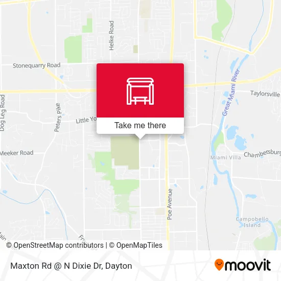 Mapa de Maxton Rd @ N Dixie Dr