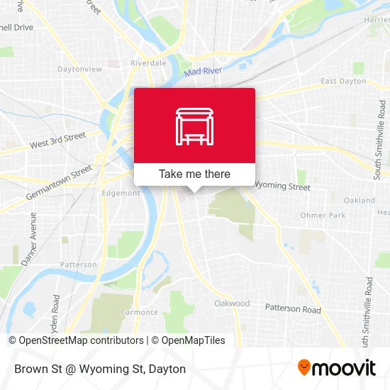 Brown St @ Wyoming St map