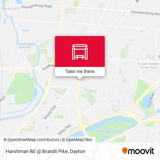 Mapa de Harshman Rd @ Brandt Pike