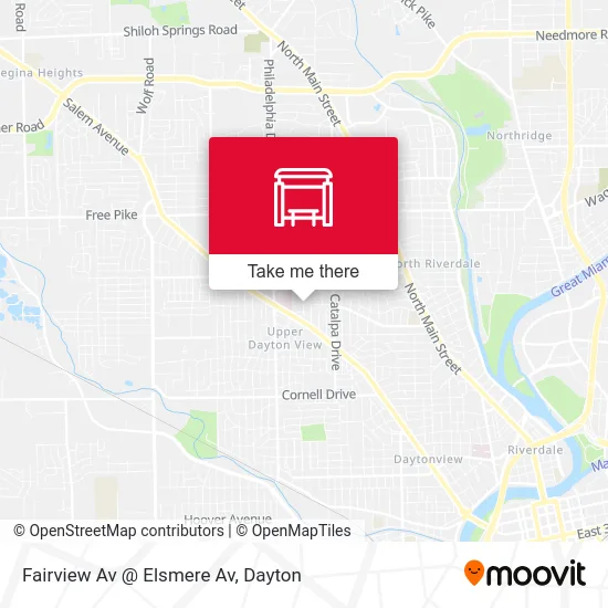 Fairview Av @ Elsmere Av map