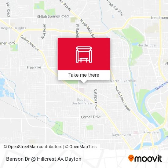 Mapa de Benson Dr @ Hillcrest Av