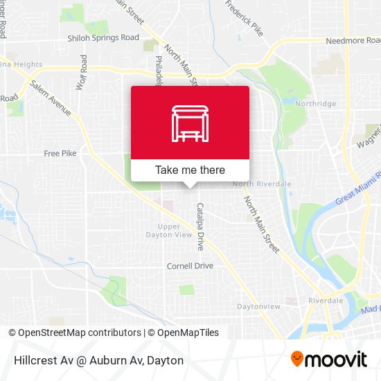 Hillcrest Av @ Auburn Av map